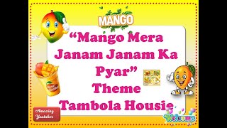 Mango tambola/Housie tickets | Mango Party games| Summer Theme kitty party game| New Tambola