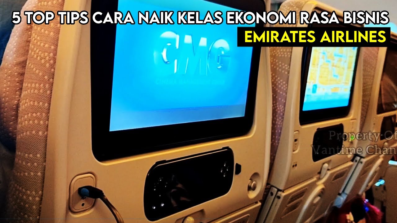 Cara Naik Pesawat Kelas Ekonomi Rasa Bisnis Emirates Airlines