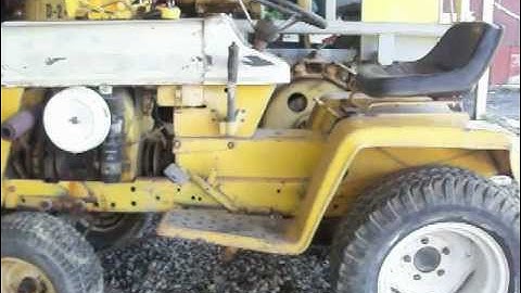 Cub Cadet 1970 model "to be converted to Dozer"
