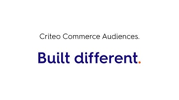 Criteo Commerce Audiences Explainer Video
