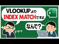 Excel上級者は なぜVLOOKUPではなくINDEX･MATCHを使うのか❓️（※XLOOKUP使えない環境向け）【YT0182】