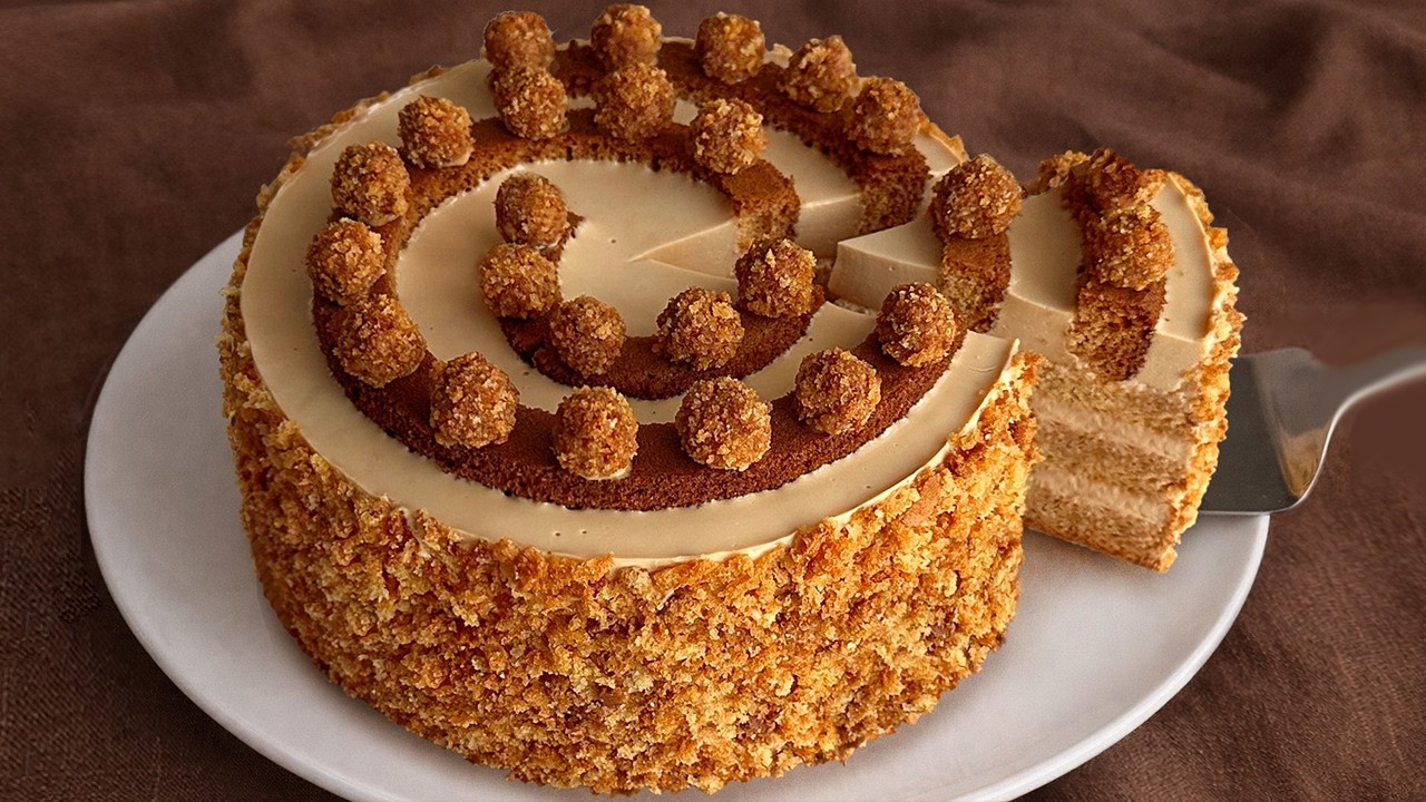 Самый ВКУСНЫЙ торт ИРИСКА из простых ингредиентов