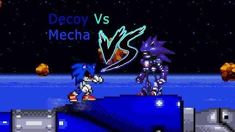 SSF2 Mods: Decoy Sonic Vs Mecha Sonic