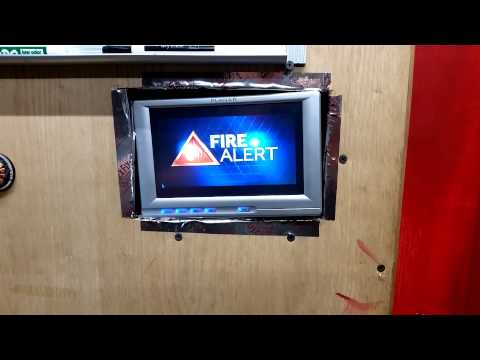 Home automation fire alarm with rasp pi