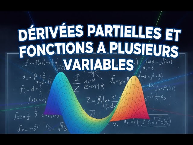 Dérivées partielles et fonctions à plusieurs variables
