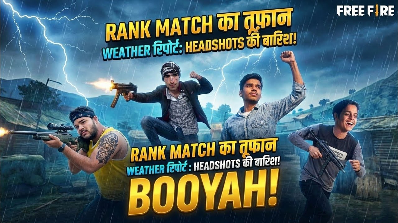 Bermuda Weather Update: 100% Chance of BOOYAH! ☔🔫 (Hindi Gameplay)