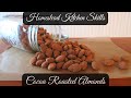 Cocoa Roasted Almonds | Cocoa Almonds | Healthy Homemade Snacks | Homestead Kitchen Skills