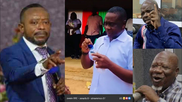 ßreaks..*Koku Anyidoho laughs @ Rev.Owusu Bempah after his f@ke prophecy to JDM ~U think we're foøls