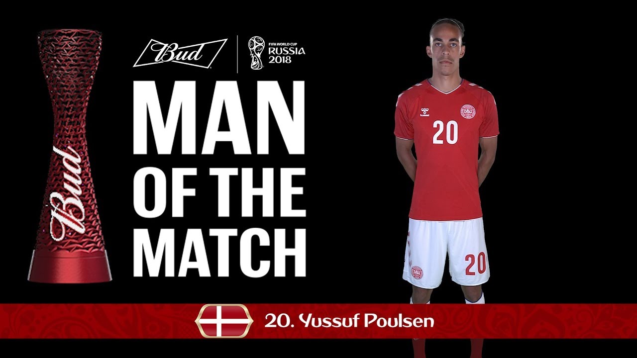 Yussuf Yurary POULSEN (Denmark) - Man of the Match - MATCH 6 official secrets