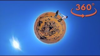 Vr  Video 360° Улетели На Луну!!!! Черная Пустыня. Необычные Места Египет 2019