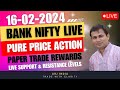 Live trading banknifty  nifty  16022024  arjindia nifty50 banknifty