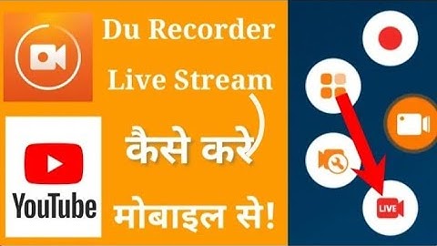 how to live stream on YouTube and Facebook|DU recorder se live kaise karen I DU recorder live