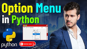 Option Menu Tkinter Python for Beginners | Option Menu in Python Programming