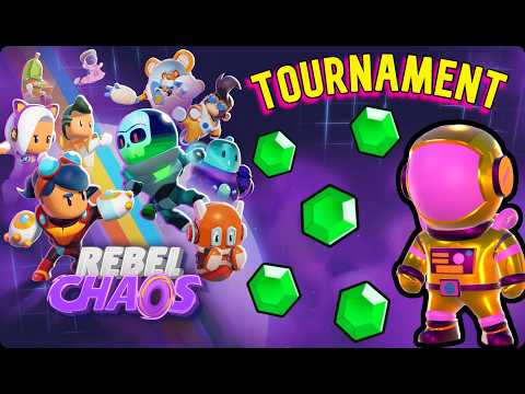 🔴STUMBLE GUYS LIVE: 🏆JOGANDO TORNEIO REBEL CHAOS DE BLOCK DASH LENDÁRIO COM INSCRITOS🏆 0.98 S.A