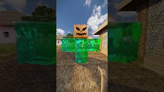 Realistic Slime Golem / Minecraft Rtx #Minecraft #Minecraftrealistic