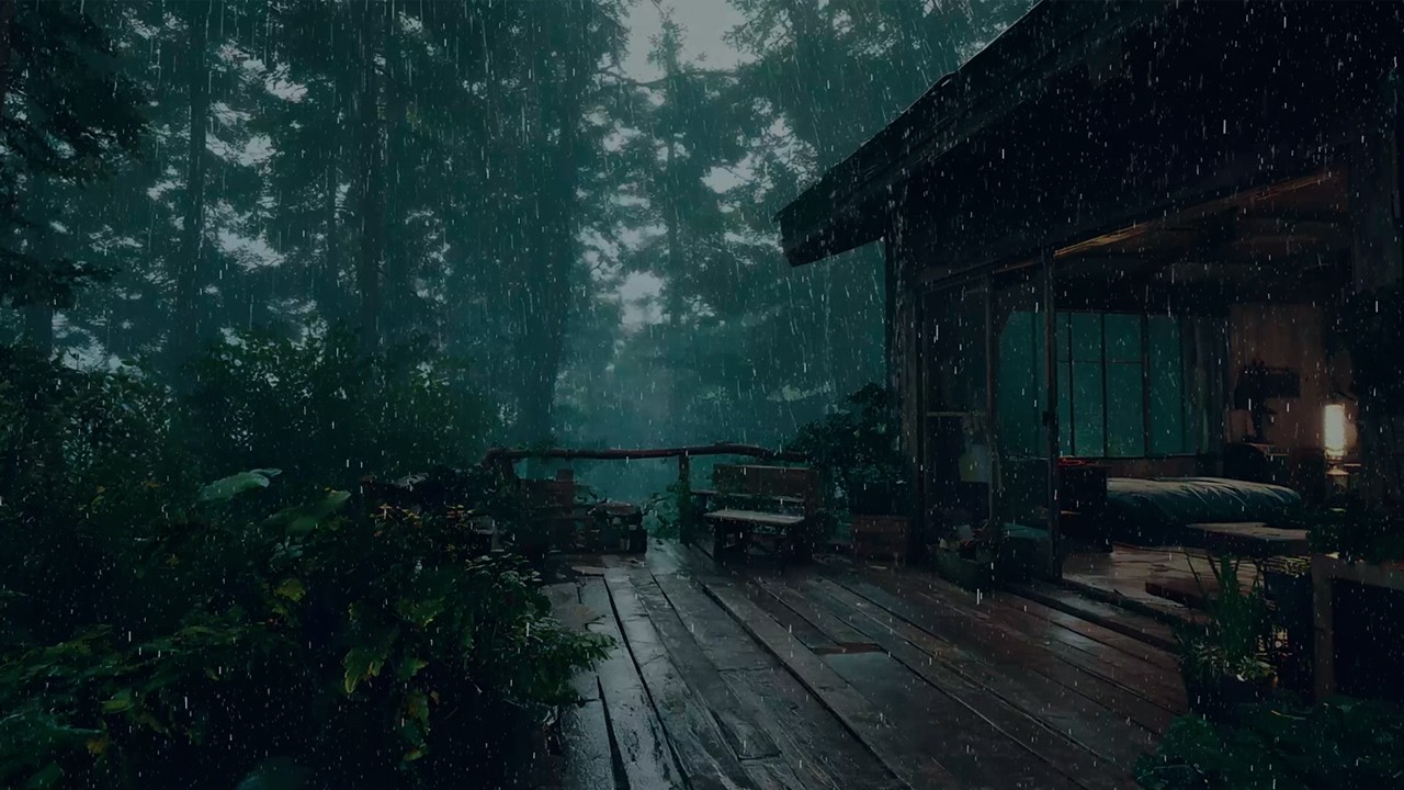 Forest Rain Sounds for Deep Sleep 🌧️ | Calm Nights & Insomnia Relief