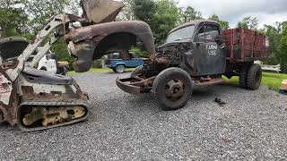 1951 ford f4 modern drivetrain swap pt1 teardown