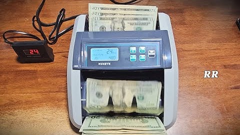 MUNBYN IMC51 Geldtelmachine, Optellen, Batch, Waardestanden