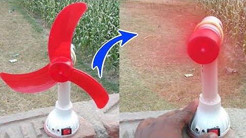 How to make powerfull portable tower fan help pvc pipe || Rechargeable power full Fan
