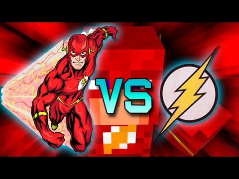 Minecraft: FLASH VS FLASH CHALLENGE - SUPERHEROES MOD BATTLES! - Minecraft: FLASH VS FLASH CHALLENGE - SUPERHEROES MOD BATTLES!