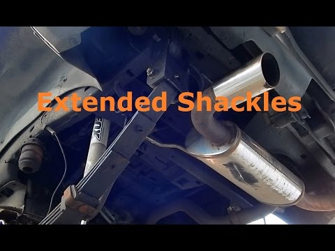 How to Replace Install Extended Shackles on Hummer H3 – 4X4 Modifications for HUMMER