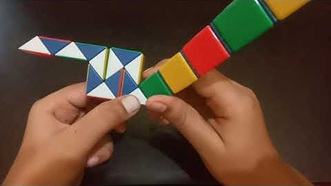 How to make spider using snake cube