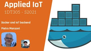 IoT backend services, intro to Docker