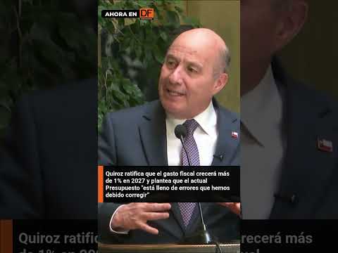 Quiroz anticipa recuperación de la inversión en 2027 y cuestiona ejecución del Presupuesto 2026