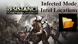 Resistance Retribution - Infected Mode Intel Locations (Collectibles)