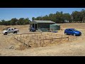 Building the kit home 05 - Stumping the Farm Cottage