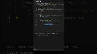 Python Prime Number Program Explained in 60 Seconds 🔥 | Beginner Friendly #shorts#python#coding