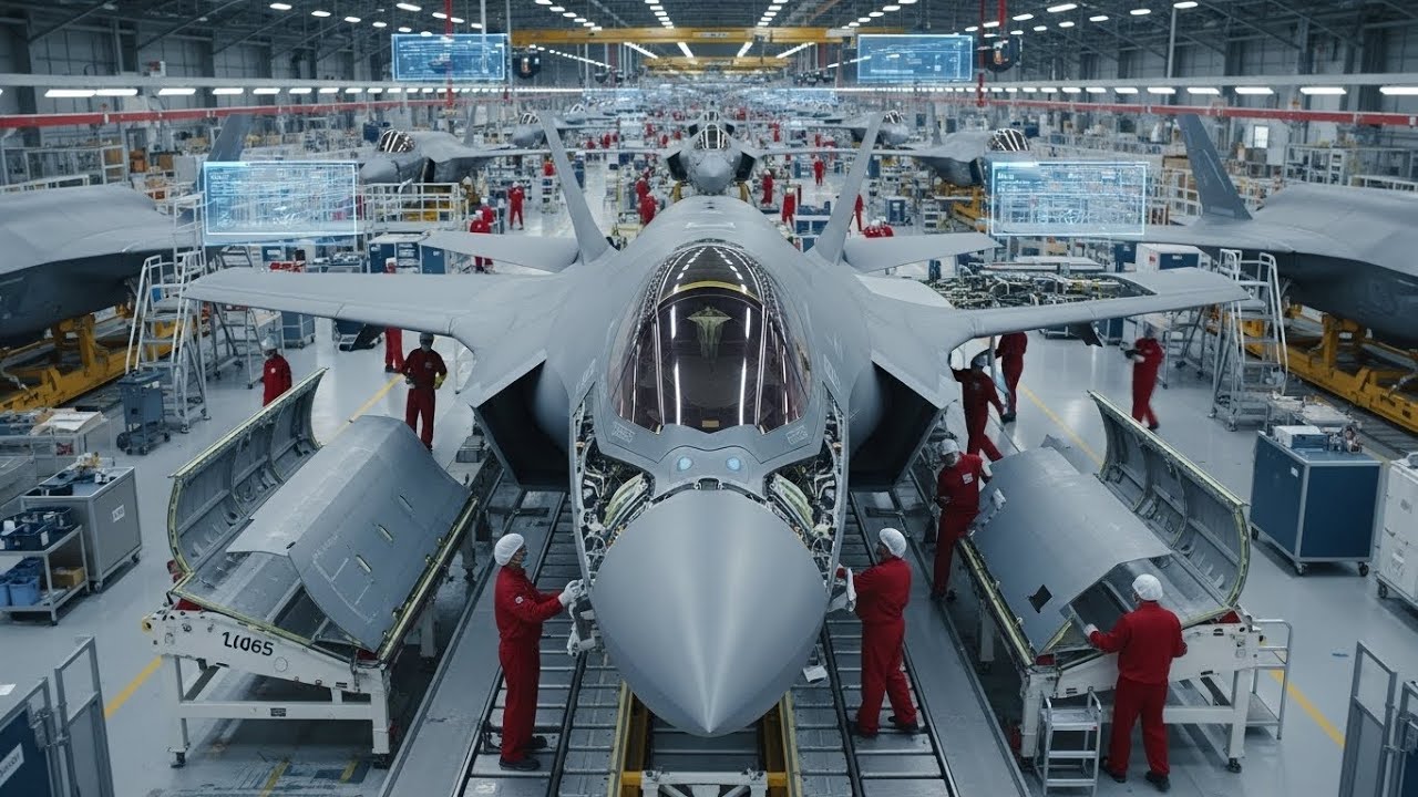 Inside the F-35 jet factory - the secret in the manufacturing industry (full process)