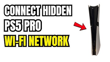 PS5 Pro: How to Connect to Hidden SSID Wireless Network Tutorial! (Set Up Manually) 2025
