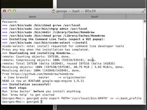 OS X Python Setup