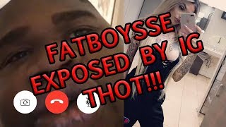 FATBOY SSE EXPOSED BY IG THOT! (THREATENS TO LEAK D*CK PIC) *NOT CLICKBAIT*