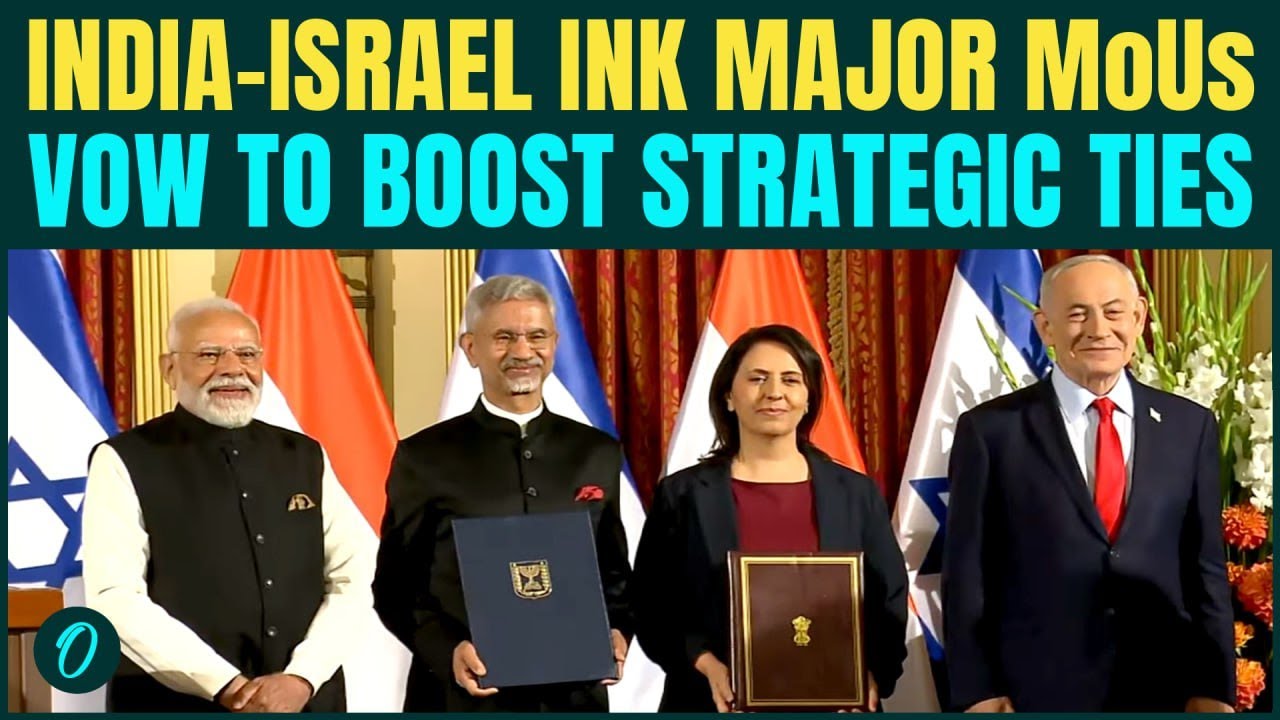 BREAKING: India-Israel SIGN Key Agreements, VOW to Expand Strategic Bilateral Ties | Modi in Israel