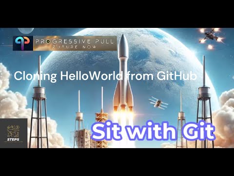 SIT WITH GIT - Cloning HelloWorld from GitHub (git clone [url] )
