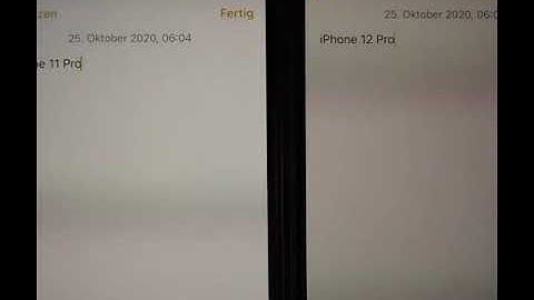 iPhone12 Pro vs iPhone 11 Pro Comparison OLED PWM Flickering Slow-Motion