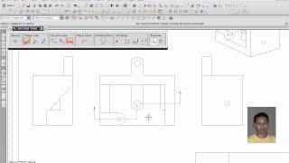 D2A Channel NX Introduction to Drafting  (3.3-Create a stepped section view)