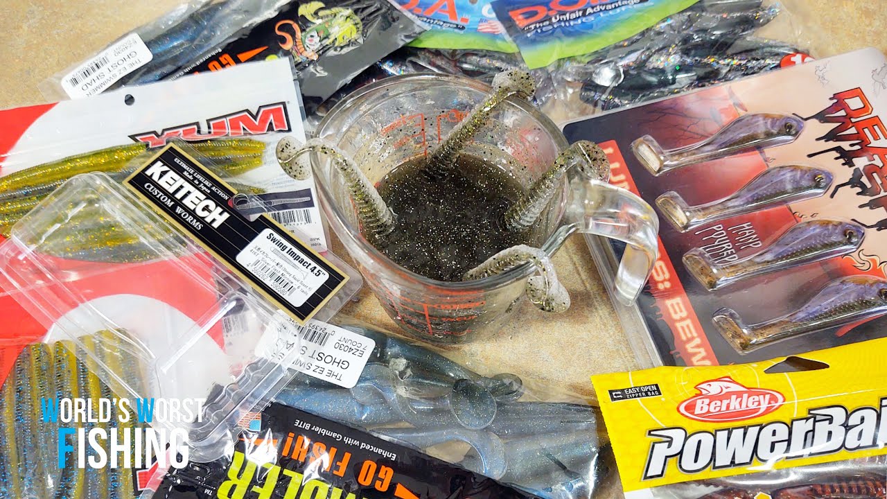 BIG BRAND Bait-Meltdown!!! Remelting Brand Name Soft Plastic Lures