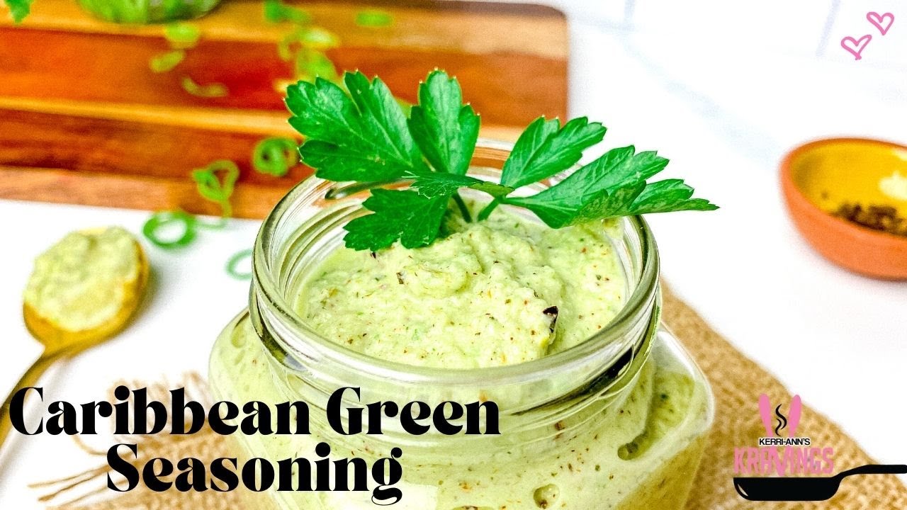 Caribbean Green Seasoning Recipe 