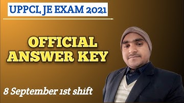 uppcl je Electrical Paper 2021 || 8 September 2021 1st Shift official paper Er. Mukesh Prajapati
