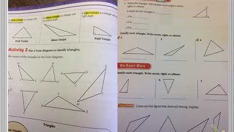 10.2 - classify triangles by angles
