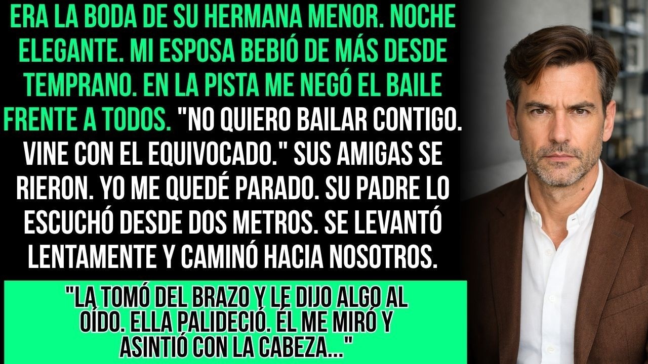 Mi Esposa Me Humilló En La Boda De Su Hermana  'Vine Con El Equivocado ' Lo Escuchó Su Padre Y