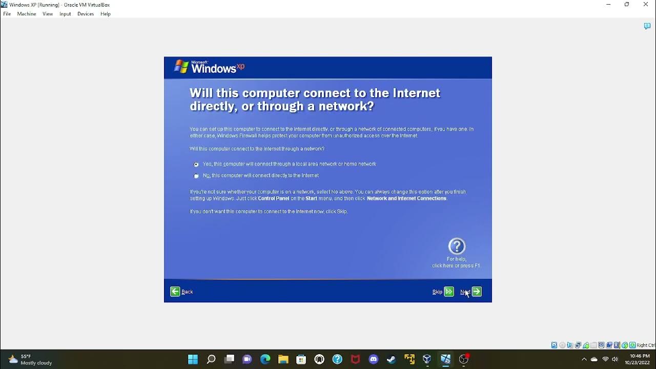 Booting up Windows XP on my Virtualbox YouTube
