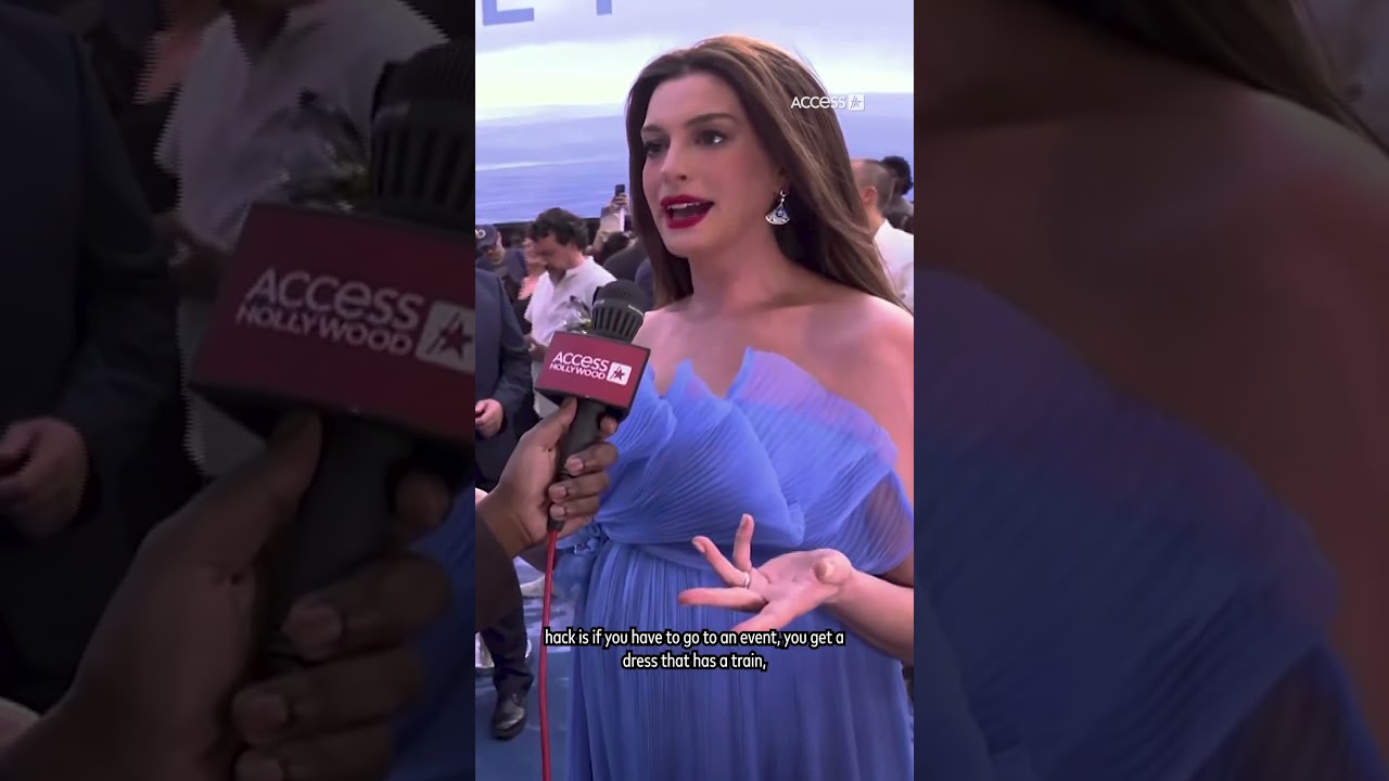 Anne Hathaway On Viral Backward Outfit Moment