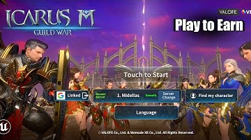 Icarus M Guild War Gameplay - Play to Earn, MMORPG
