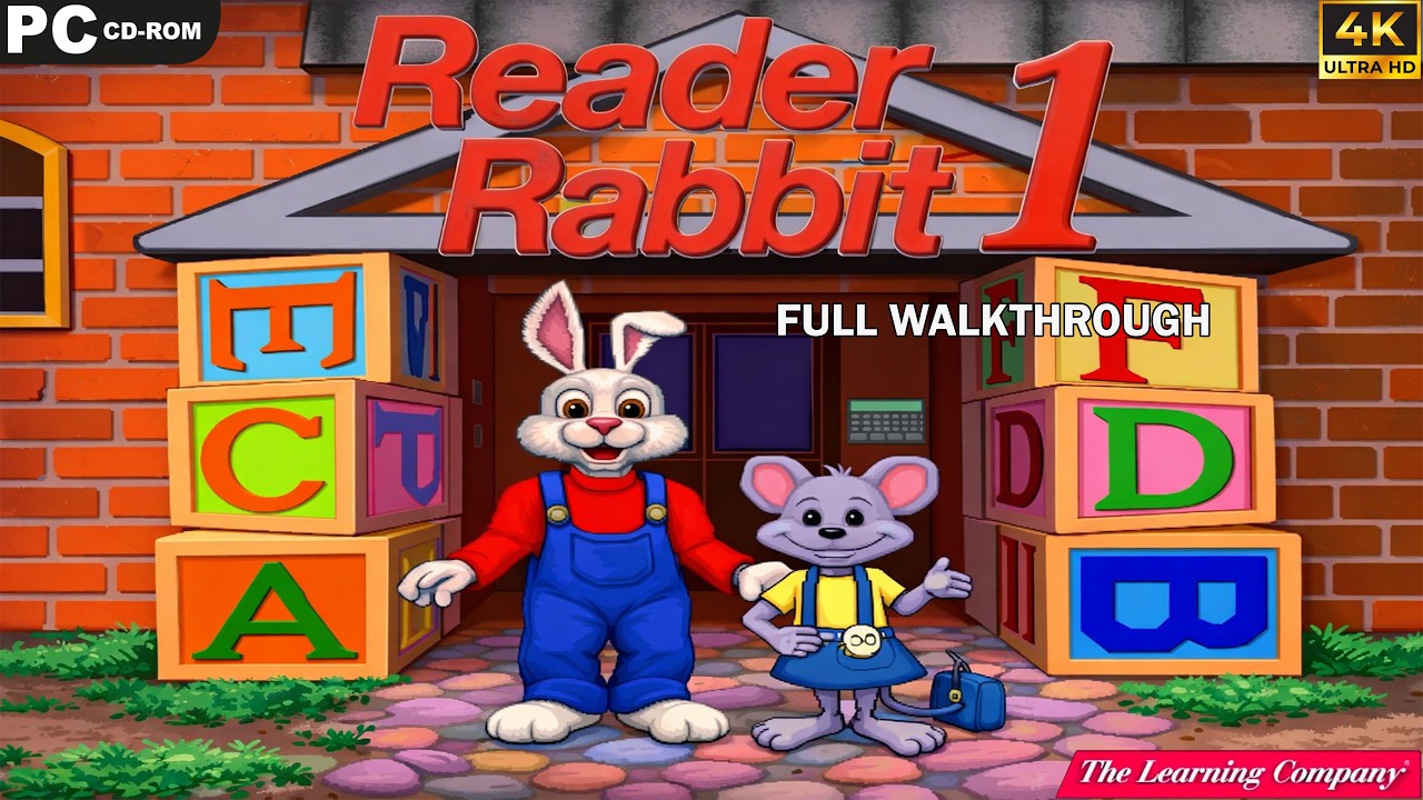 Reader Rabbit 1 Deluxe (1997) [PC] - Full Walkthrough - 4k UHD - No ...