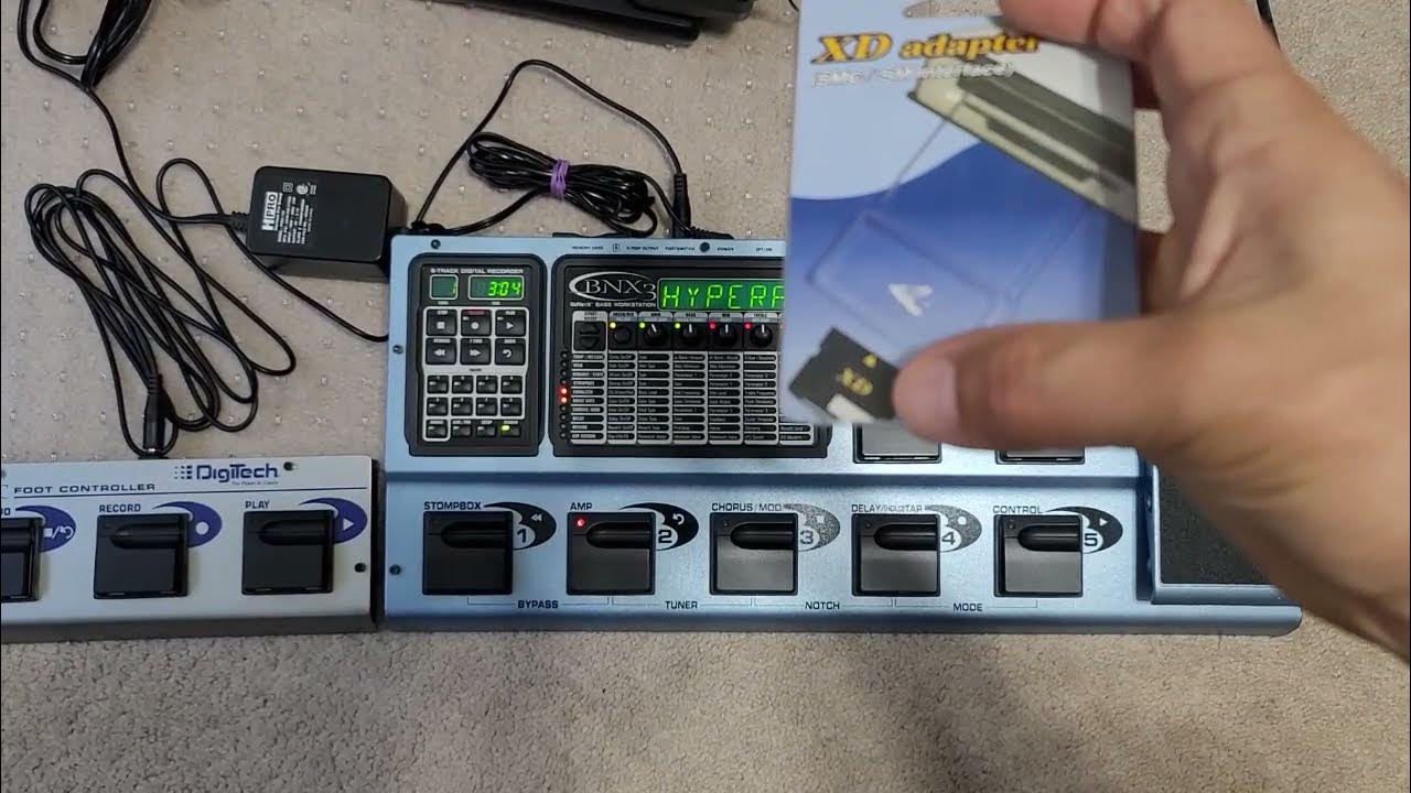 Digitech BNX3 8Track Recorder Review YouTube