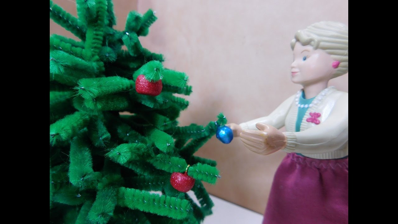 Dollhouse Miniature Christmas Tree Ornaments YouTube